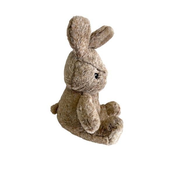 SPARK Taupe Bunny Rabbit Plush Bell Rattle With Crinkle Paws 13” Sleep Buddy - Picture 2 of 7